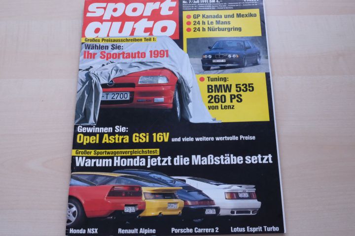 Deckblatt Sport Auto (07/1991)